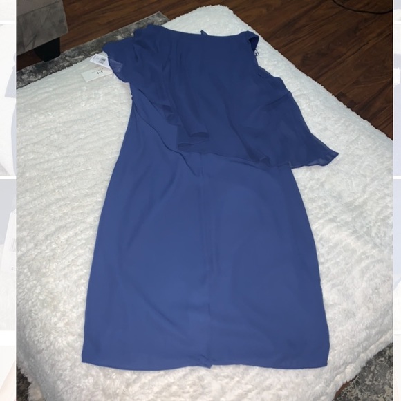 H by Halston Flounce Overlay Dress - Picture 4 of 7